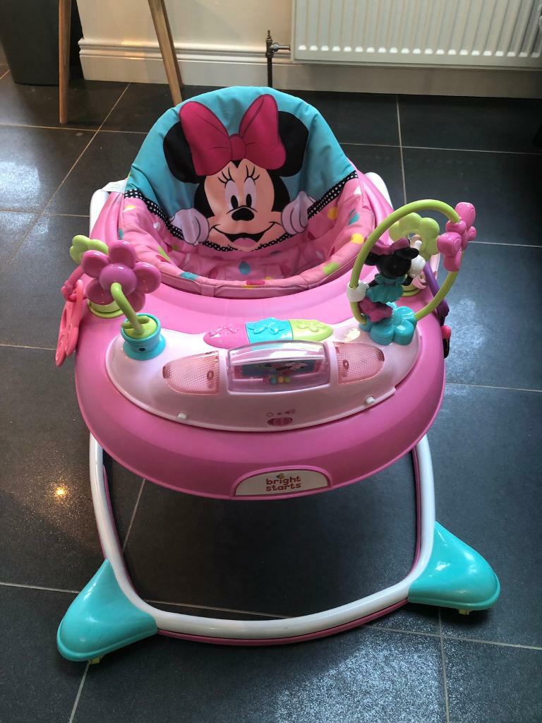 pink minnie mouse walker
